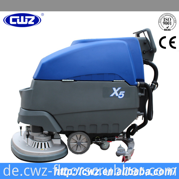 CWZ X5 Auto-Bodenschrubber mit Doppelbürste